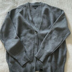 NWOT Universal Standard Better than wool cardigan, dark grey (graphite), size 10